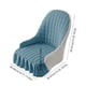 thumbnail image 3 of Funda elástica gruesa y cálida para silla | Protector elástico para asiento de comedor | Tejido de nailon y elastano lavable | Para decoración de cocinas, bodas y banquetes, 3 of 6
