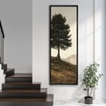 thumbnail image 3 of Large Framed Canvas Art Vintage Tree Country Landscape Print for Rustic Living Room Bedroom Wall Decor - 60"x20" Black Framed, 3 of 6
