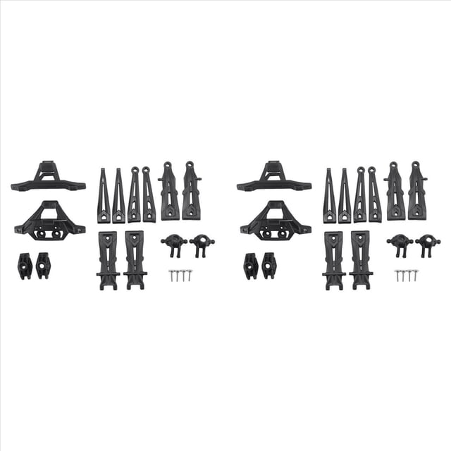 28 Piezas Delantera Trasera Superior Inferior Brazo Basculante Streening Cup Parachoques para Legend 1/10 RC Coche Repuestos Accesorios