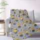thumbnail image 2 of Manta polar de Minions, súper suave y acogedora, manta de franela ligera y cómoda, manta de felpa cálida para sofá, cama, 50 x 70 pulgadas, 2 of 8