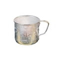 thumbnail image 1 of Hand Carved Style Glass Mug with Decorative Floral Patterns for Hot and Cold Beverages, 1 of 6