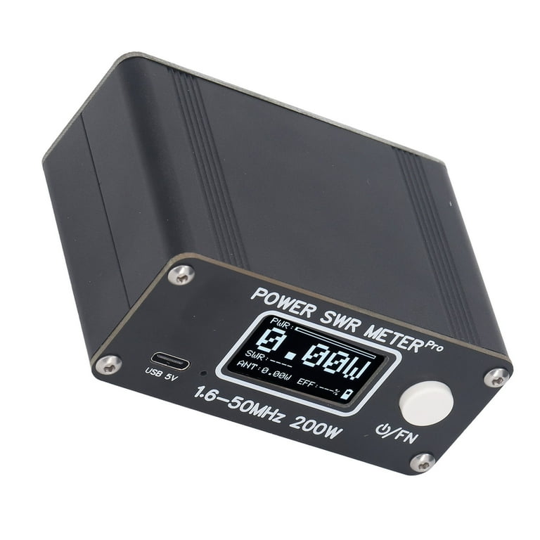 SWR Meter Higher Accuracy Power Meter SWR Wattmeter SWR Meter Digital SWR Tester SWR Meter Standing Wave Ratio Meter 1.6-50MHz 0.5W-200W 1.29 Inch - Walmart.com SWR Meter Higher Accuracy Power Meter SWR Wattmeter SWR Meter Digital SWR Tester SWR Meter Standing Wave Ratio Meter 1.6-50MHz 0.5W-200W 1.29 Inch - Walmart.com