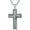 1-5-Retro, variant on Three Nail Cross Necklace 925 Sterling Silver 3 Nail Cross Pendant Christian Jewelry Gifts for Men 22+2"