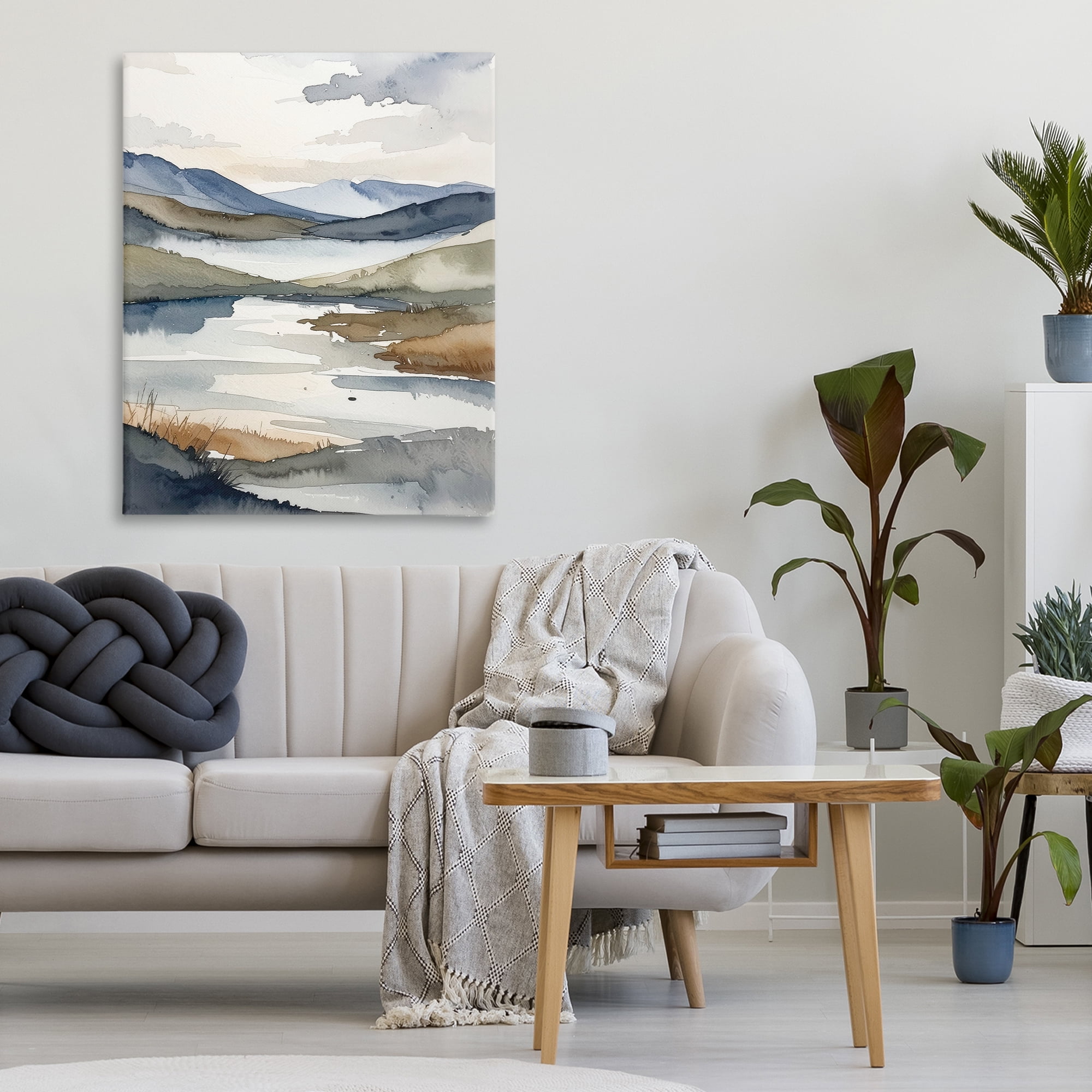 Stupell Industries Flow Of Water Pond Canvas Wall Art, design by Alonza Saunders