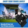 thumbnail image 3 of RV Door Lock Replacement – Upgraded Paddle Latch with Deadbolt, 3.55" x 2.68" Fitment, Durable Nylon Construction with 2 Keys for Camper, Cargo Hauler, Travel Trailer, Motorhome, Entry Hatch, 3 of 6
