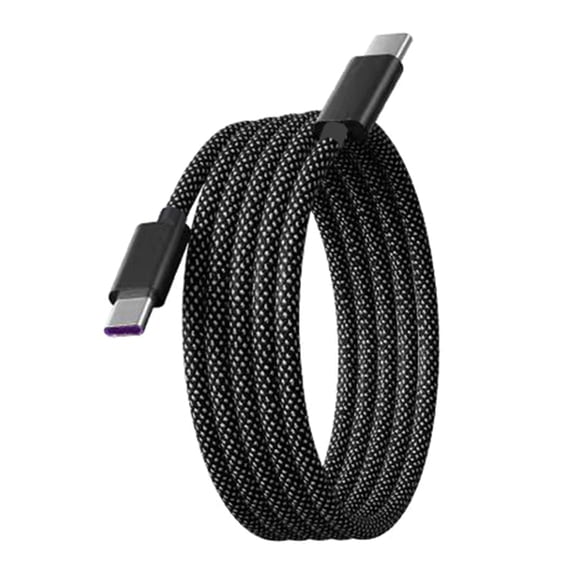 Extra Long USB C Cable PD60W Fast Charging Nylon Braided Durability Type C Cord for Phones Tablets Computers