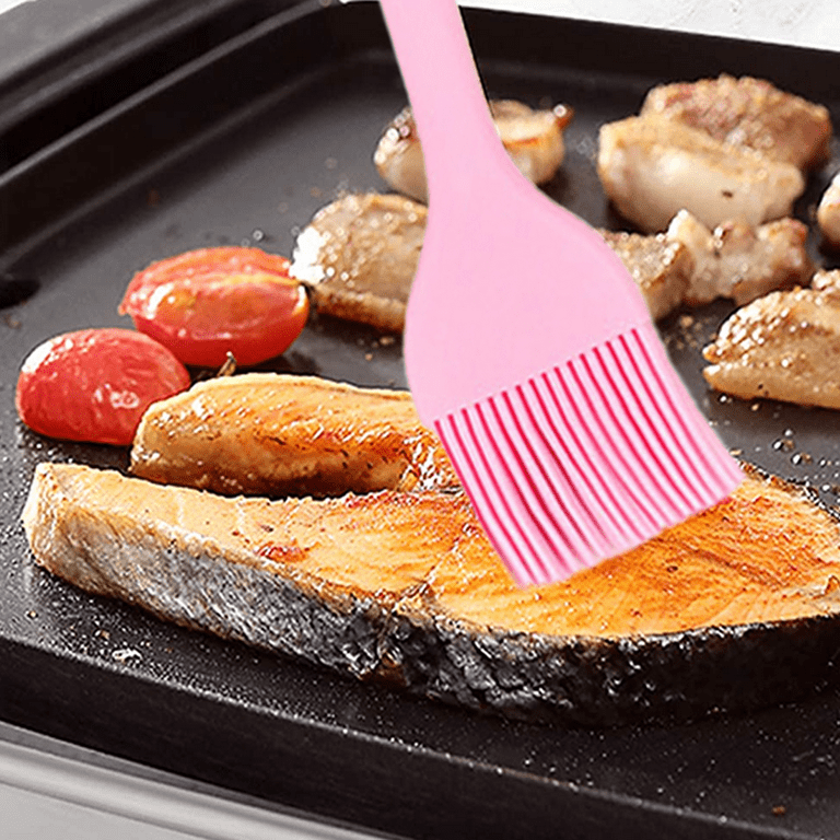 Silicone Bbq Oil Brush, Cooking Brush For Oil Sauce Butter Marinades, Food  Brushes For Bbq Grill Kitchen Baking, For Baster Brushes Baste Pastries  Cakes Meat Desserts Making, Food Grade, Dishwasher Safe 