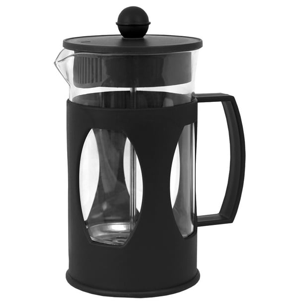20 Oz. Glass French Press Coffee Tea Maker, Black