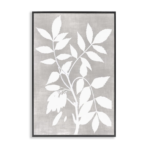 Stupell Industries Minimal Foliage Impression Black Framed Giclee Art, design by Stellar Design Studio