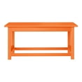 thumbnail image 5 of Westin Outdoor 35" Inch Adirondack Coffee Table for Patio Backyard UV Weather Resistant HDPE Plastic, Orange, 5 of 5