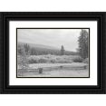 thumbnail image 1 of Murdock, Ramona 18x13 Black Ornate Wood Framed with Double Matting Museum Art Print Titled - Hazy Montana Morn, 1 of 4