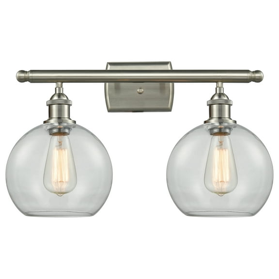 Innovations Lighting 516-2W Athens Athens 2 Light 16" Wide Bathroom Vanity Light - Nickel