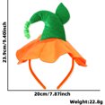 thumbnail image 2 of XGFHYJEH Halloween Decor, Halloween Decorations, Halloween Decorations Indoor, Halloween Indoor Decor, Halloween Headband Halloween Costume Party Dress Up Pumpkin Shape Headband, 2 of 5