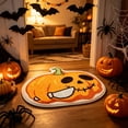 thumbnail image 6 of Pumpkin Shaped Plush Doormat,Fall Non-Slip Absorbent Floor Rug,Holiday Decor Mat for Entryway,Bathroom,Front Door,Halloween Thanksgiving Decor, 6 of 6