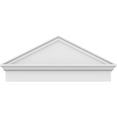 thumbnail image 3 of Ekena Millwork 36"W x 15-7/8"H x 2-3/4"P (Pitch 6/12) Peaked Cap Smooth Architectural Grade PVC Combination Pediment, 3 of 8