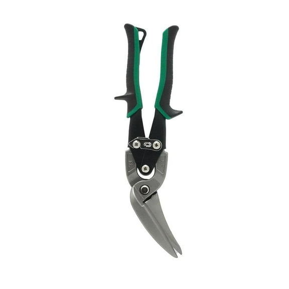Malco AV73 Long Cut AVs Metal Cutting Snip Right Offset 2-1/4" Cut Length- Green