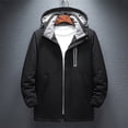 thumbnail image 3 of guisaled Men's Heated Jacket Hooded Zipper Warm Winter Down Heated Coat Usb Charging Lightweight Solid Widproof Puffer Jackets, 3 of 7