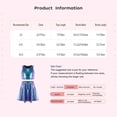 thumbnail image 7 of Haitryli Kids Cheer Outfit Hip Hop Dance Dress Sets 2 Pcs Shiny Skirt And Top Set for Stage Performance Yellow 6-10, 7 of 7