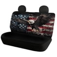 thumbnail image 5 of POLERO American Flag Eagle Print Car Seat Covers with SUV Truck, Easy to Install Waterproof Backseat Protectors(2 Pcs Set), 5 of 7