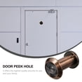 thumbnail image 2 of FUTUREORYY Optical Door Peephole Copper Viewer Round for Modern Homes 1Set, 2 of 4