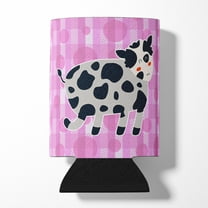 Cow on Pink Polkadots Can or Bottle Hugger
