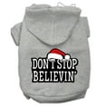 thumbnail image 5 of Christmas Pet Dog  Cat Hoodie Screen Printed, "Don't Stop Believin", 5 of 11
