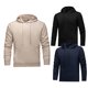 thumbnail image 3 of Ceisia Men's Winter Gift Casual Solid Color Round Neck Long Sleeve Shirt - Comfortable Daily Outdoor Wear, 3 of 5