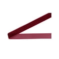 thumbnail image 4 of CORBATA DE LAZO DE VELVET RIBBON LARGA DE DOBLE CAPA ATADA A MANO CON CUENTAS 52.8×0.6'' BURDEOS, 4 of 5