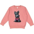 thumbnail image 2 of Inktastic Scottie Dog in Plaid Toddler Sweatshirt, 2 of 4
