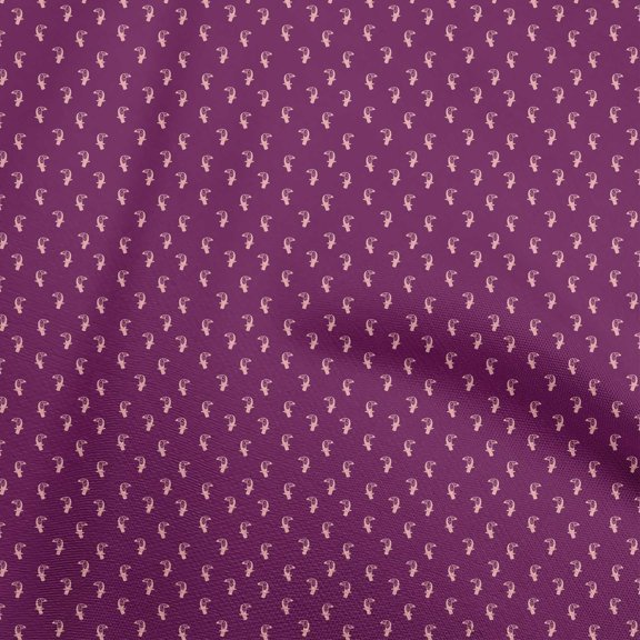 oneOone Polyester Spandex Purple Fabric Toucan Sewing Craft Projects Fabric Prints By Yard 56 Inch Wide