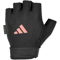 adidas Essential Weightlifting Gloves, Adjustable Fingerless Workout Gloves
