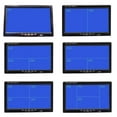 thumbnail image 4 of Hikity 7 Inch Vehicle Backup Camera Monitor only, Quad Split HD LCD Display Screen, Car Monitor for SUV Van RV Truck, V1/V2/V3/V4 Video Input, 9V/36V + Headrest Mounting Bracket & Dash Stand, 4 of 4