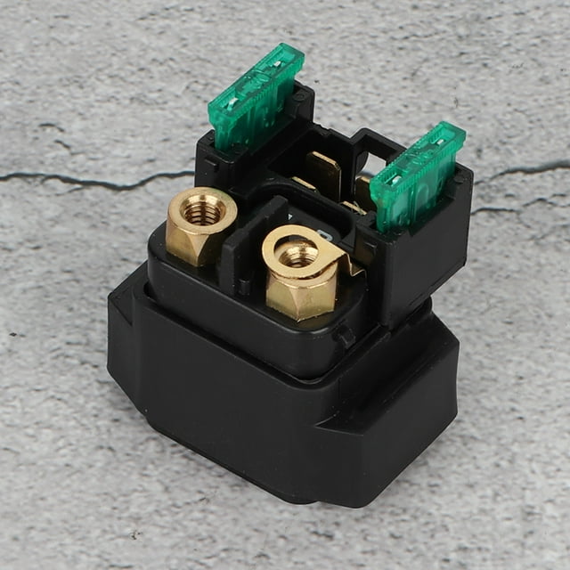 Starter Relay Solenoid Starter Relay Replacement Starter Relay Car Replacement Accessory Starter Relay Fits For Copper & Plastic Reverse 30A Starter Relay Solenoid Replacement