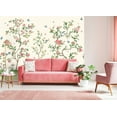 thumbnail image 2 of Origin Pink Chinoiserie Floral Tree Wall Mural, 2 of 3