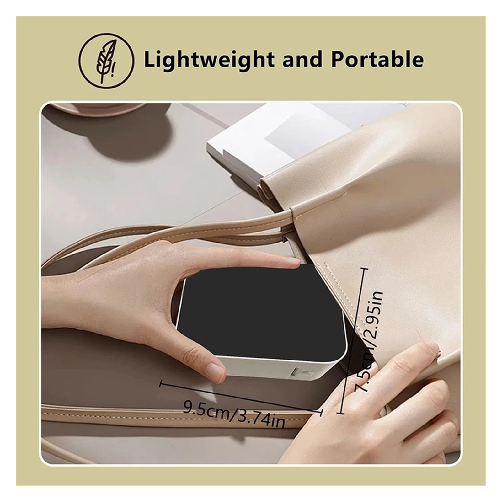 Mini Portable Thermal Printer Wireless Bluetooth Label Tag Maker for Home Office Labeling Sticker