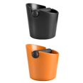 thumbnail image 1 of 2x Coffee Knock Box Style de café anti bisel Accs Naranja Negro Baoblaze tazón de fuente de golpe de café antideslizante, 1 of 8