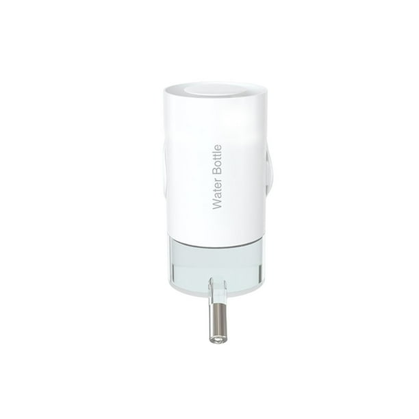 Jaula para mascotas dispensador de agua colgante desmontable Universal recargable lavable hogar ABS alimentador fuente accesorios Suministros de alimentación y agua para mascotas Blanco 500ml Greeniant PT005005-04B