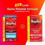 2 Pack - Schiff MegaRed 500mg Extra Strength Omega-3 Krill Oil,80 ea