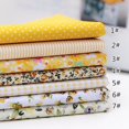 thumbnail image 1 of 7Pcs Cotton Fabrics 10" Squares Assorted Pattern Floral Cotton Fabric Cloth For DIY Crafts Sewing by the Yard (Size: 25 cm), 1 of 8