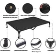 thumbnail image 2 of ZXNYH Cooling Elevated Dog Bed, Portable Raised Pet Cot with Washable & Breathable Mesh, No-Slip Rubber Feet for Indoor & Outdoor Use, X Large, Black, 2 of 8
