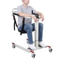 thumbnail image 3 of golytefs Patient Lift Transfer Chair Lightweight Bedside Bathroom Wheelchair for Elderly, 3 of 9