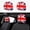 Britain Flag, variant on 2 Pcs Guyana Flag Headrest Covers,Cute Funny Car Headrest Protector Seat Cover Accessories Universal Fit for Cars Truck SUV Van