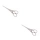 thumbnail image 3 of Scienceny Tijeras profesionales de costura y costura de acero inoxidable para corte de precisión tijeras de sastre torres sissor plata Torres sisor plata 2Conjunto, 3 of 6