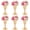 Gold, variant on 11.6 inches Metal Wedding Flower Trumpet Stripe Vases Table Centerpieces for Artificial Flower Arrangements for Anniversary Celebration/Wedding/Party/Birthday Event Aisle Home Decor (Gold, 6pcs)
