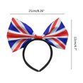 thumbnail image 1 of Queens Platinum Jubilee Union Flag Diadema 70 Años Aniversario British Flag Bow Hairband Hair Hoop ANGGREK  No, 1 of 7