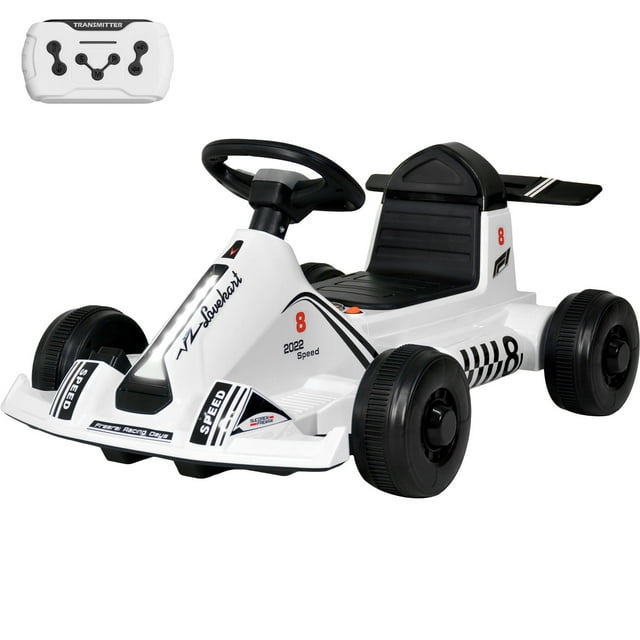 Go Kart Eléctrico Little monkey 12v F1 Niño Música Mp3 Usb Luz Blanco
