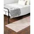 thumbnail image 4 of Unique Loom Kai Collection Area Rug - Warrior (2' x 8' Runner Pink/Ivory), 4 of 11