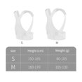 thumbnail image 3 of mmirethe Posture Corrector Adjustable Breathable Back Brace Elastic Back Support Posture Trainer Back Shoulder Posture Correction for Home White S, 3 of 5