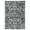 Black and gray, variant on Yesfashion Washable Area Rug- Large Tribal Living Room Oriental for Bedroom, Non-Slip Retro Medallion Carpet Print Distressed for Dining Room Guest Room Office Sage