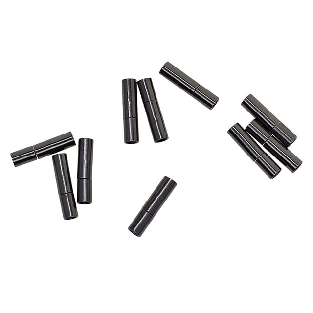 GUOOL 10 Set 3mm Glue In Bayonet Push Tube Clasp Leather Cord End Kumihimo Connector